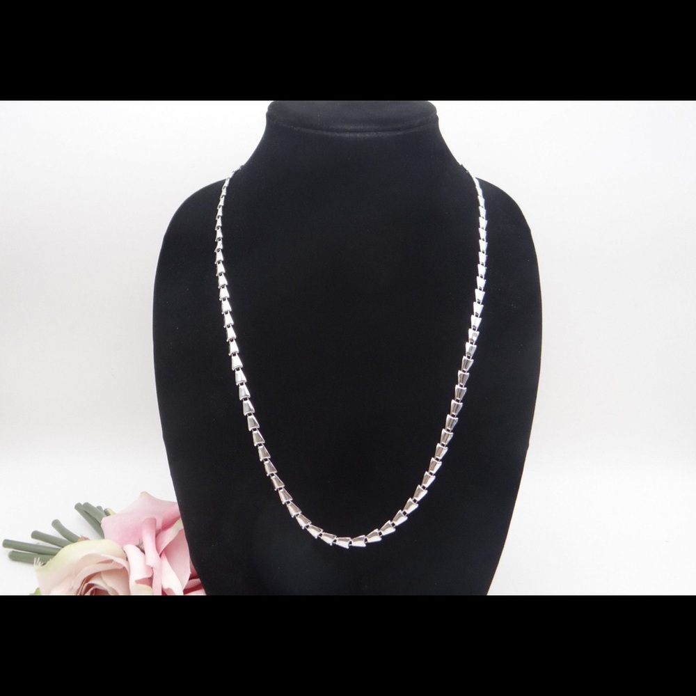 Vintage Sarah Coventry Silver Tone Chain Necklace